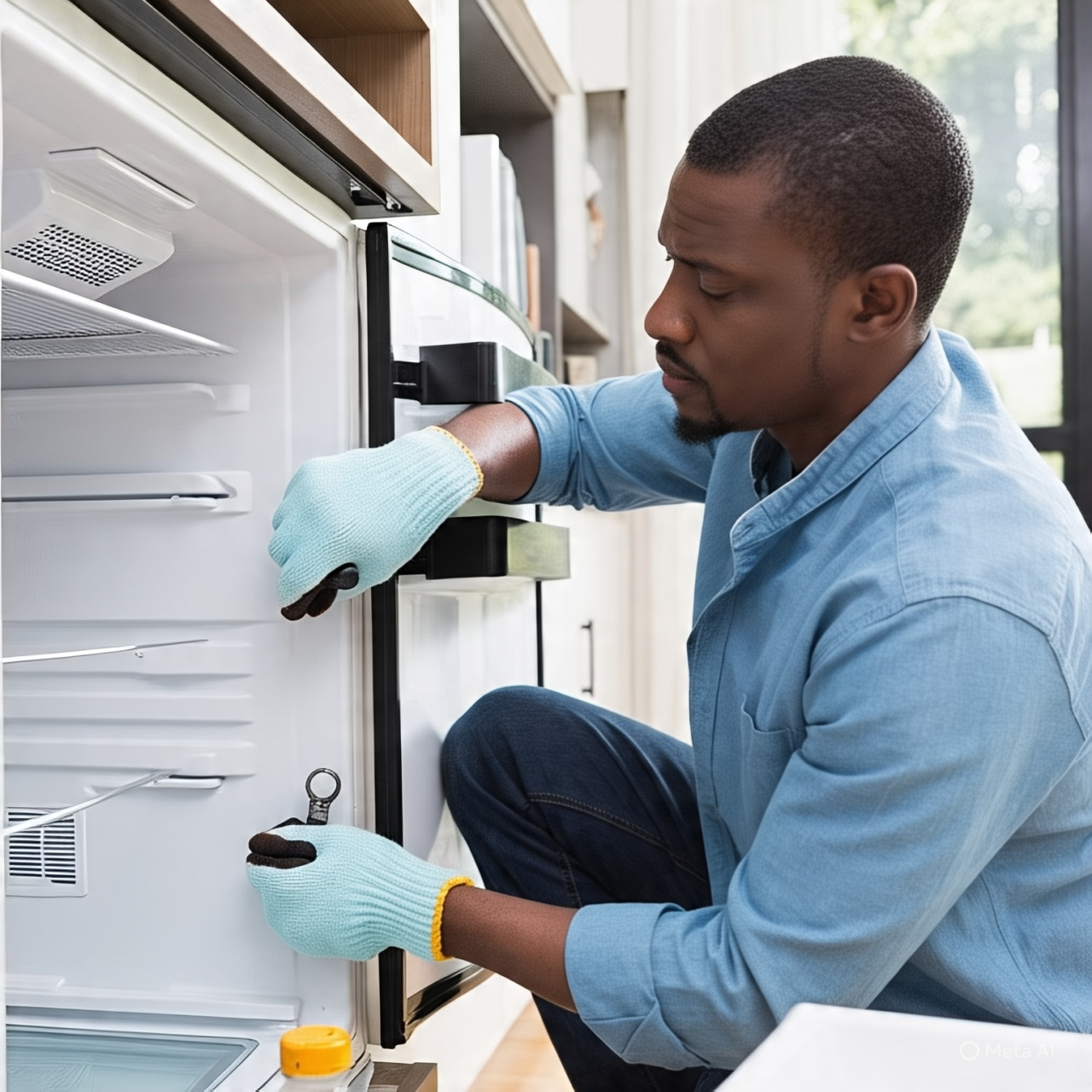 How to fix a leakinf fridge